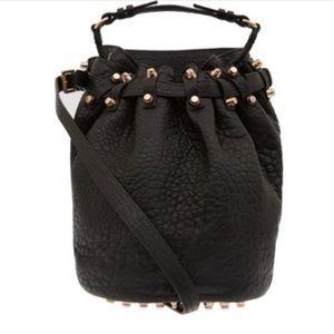 Alexander Wang Diego BucketBag Black/RoseGold SALE